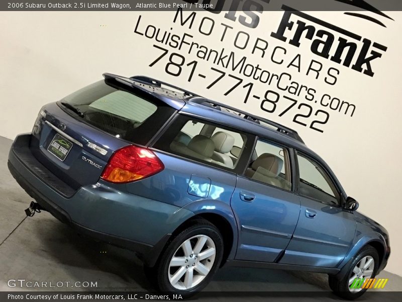 Atlantic Blue Pearl / Taupe 2006 Subaru Outback 2.5i Limited Wagon
