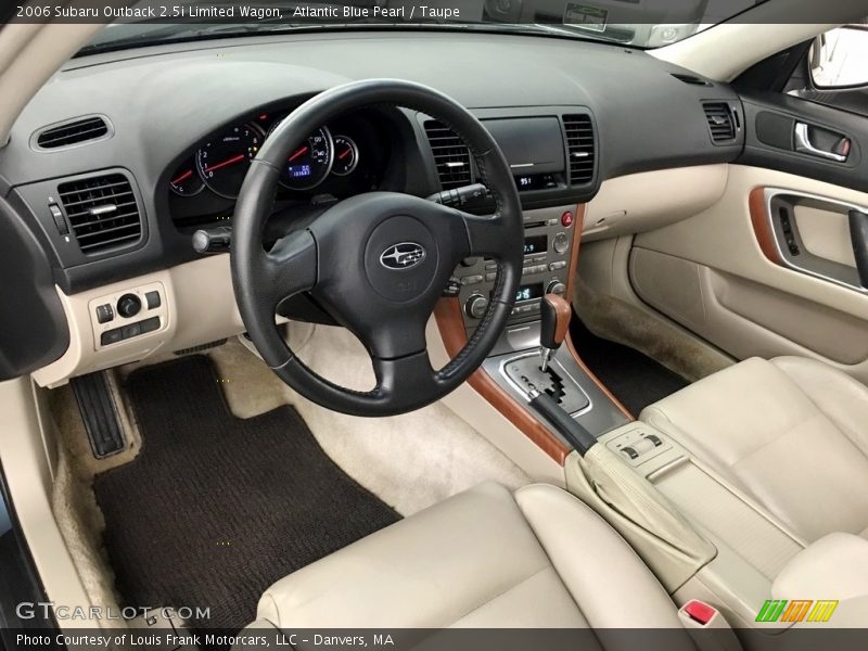 Atlantic Blue Pearl / Taupe 2006 Subaru Outback 2.5i Limited Wagon