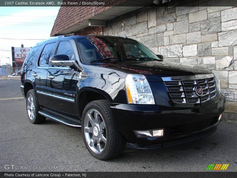 Black Raven / Ebony/Ebony 2007 Cadillac Escalade AWD