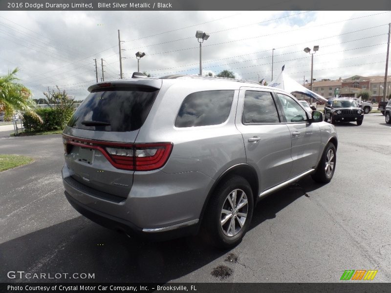 Billet Silver Metallic / Black 2016 Dodge Durango Limited