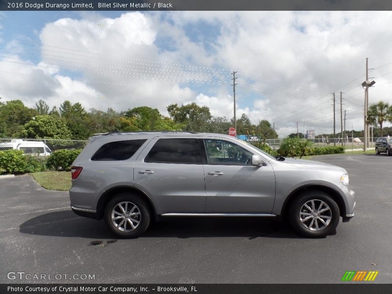 Billet Silver Metallic / Black 2016 Dodge Durango Limited