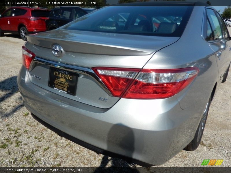Celestial Silver Metallic / Black 2017 Toyota Camry SE