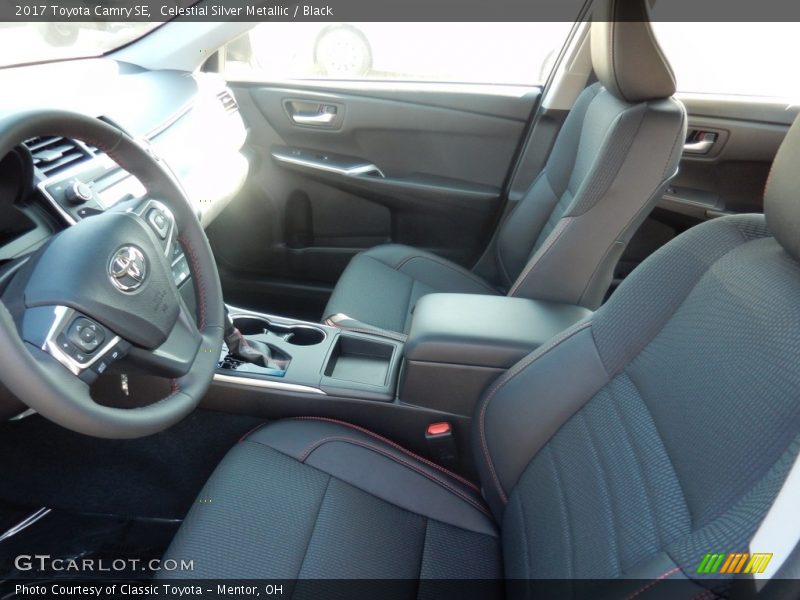 Celestial Silver Metallic / Black 2017 Toyota Camry SE