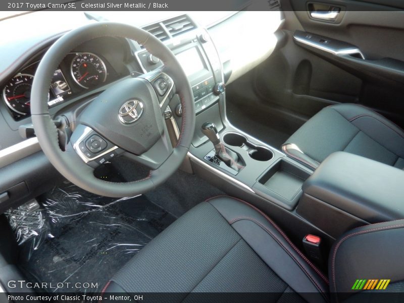Celestial Silver Metallic / Black 2017 Toyota Camry SE