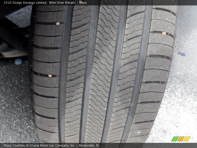 Billet Silver Metallic / Black 2016 Dodge Durango Limited