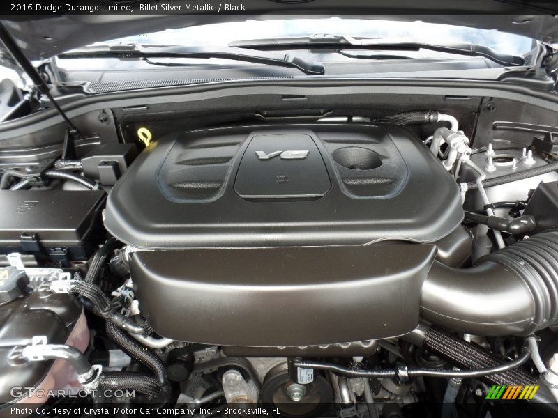 Billet Silver Metallic / Black 2016 Dodge Durango Limited