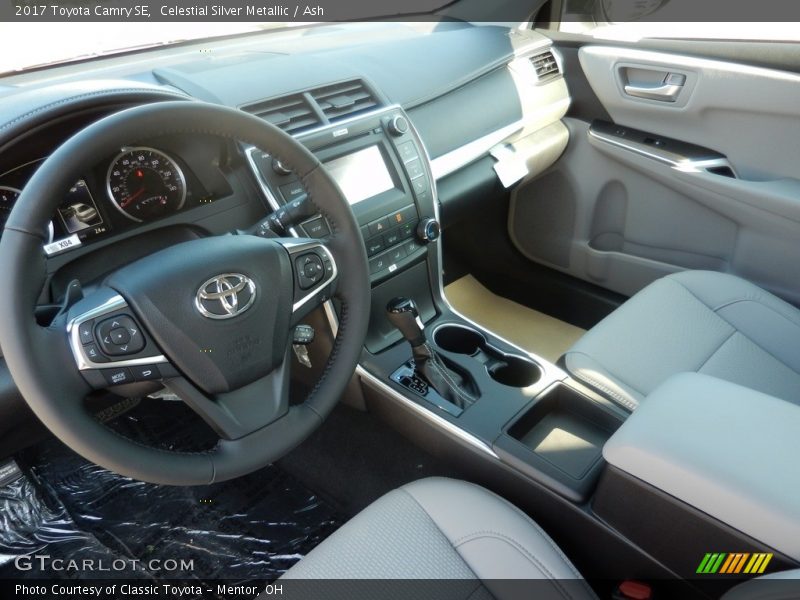 Celestial Silver Metallic / Ash 2017 Toyota Camry SE