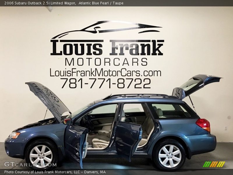 Atlantic Blue Pearl / Taupe 2006 Subaru Outback 2.5i Limited Wagon