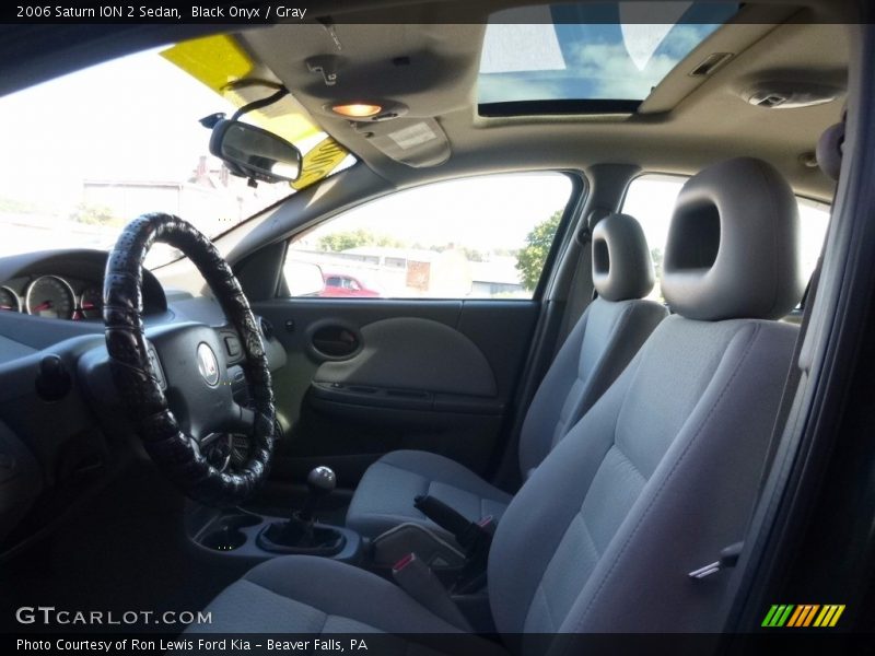 Black Onyx / Gray 2006 Saturn ION 2 Sedan