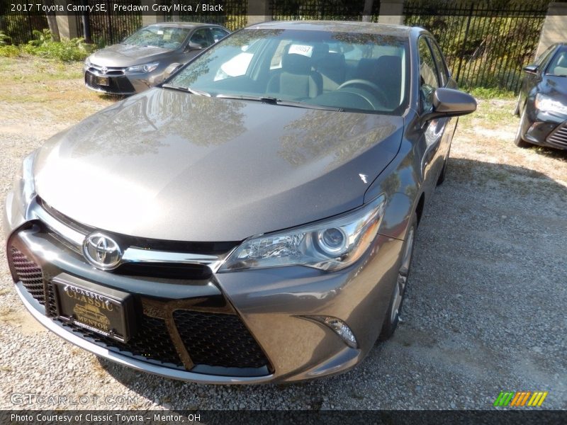 Predawn Gray Mica / Black 2017 Toyota Camry SE
