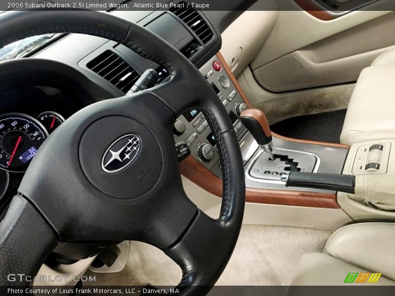Atlantic Blue Pearl / Taupe 2006 Subaru Outback 2.5i Limited Wagon