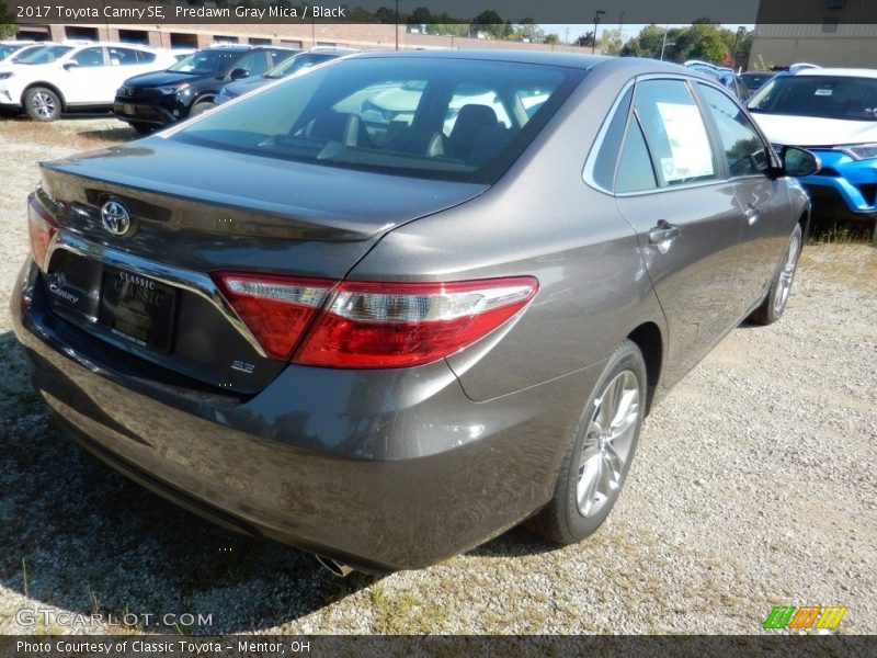 Predawn Gray Mica / Black 2017 Toyota Camry SE