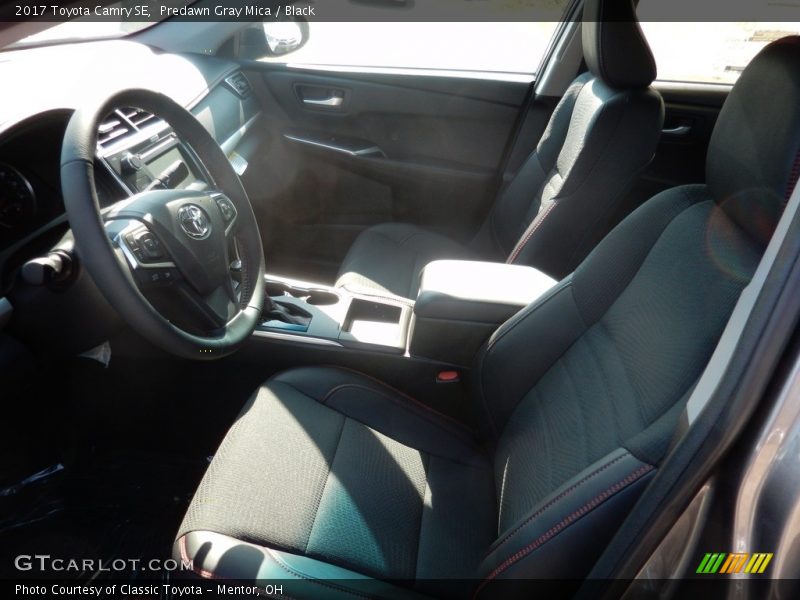 Predawn Gray Mica / Black 2017 Toyota Camry SE