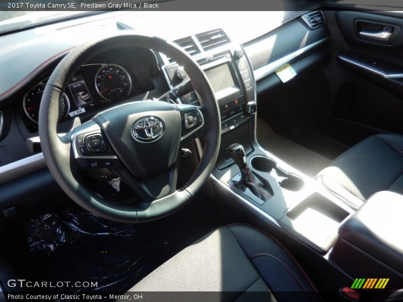 Predawn Gray Mica / Black 2017 Toyota Camry SE