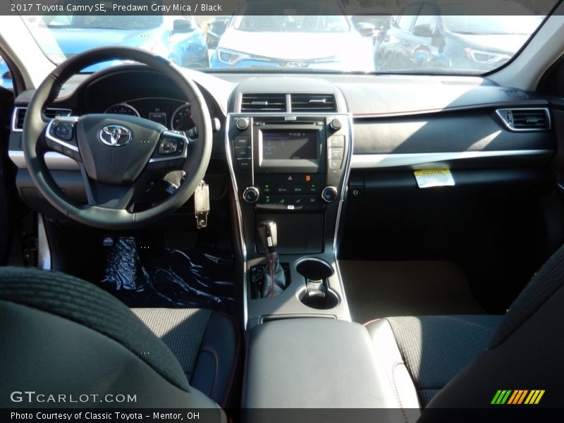 Predawn Gray Mica / Black 2017 Toyota Camry SE