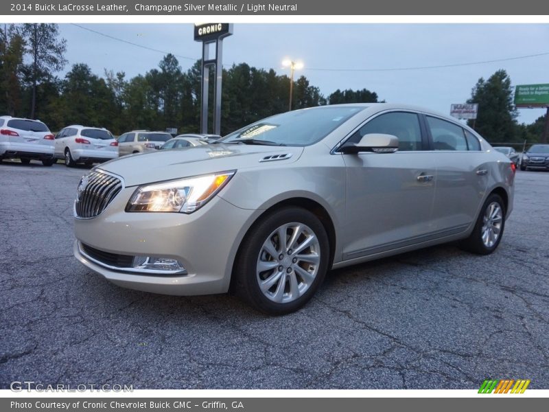 Champagne Silver Metallic / Light Neutral 2014 Buick LaCrosse Leather