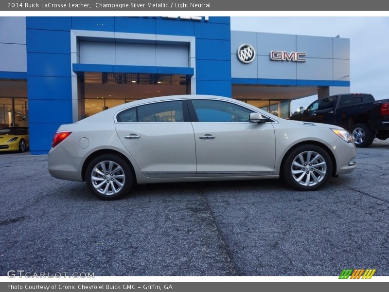 Champagne Silver Metallic / Light Neutral 2014 Buick LaCrosse Leather