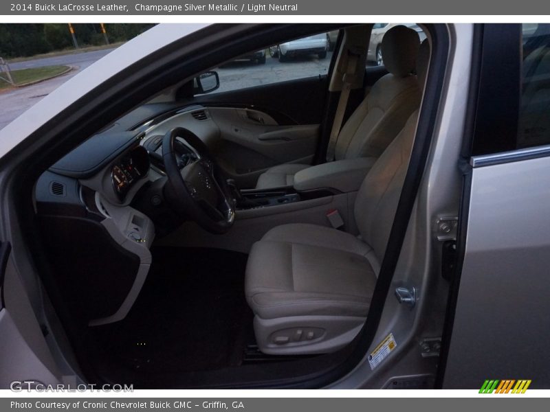 Champagne Silver Metallic / Light Neutral 2014 Buick LaCrosse Leather