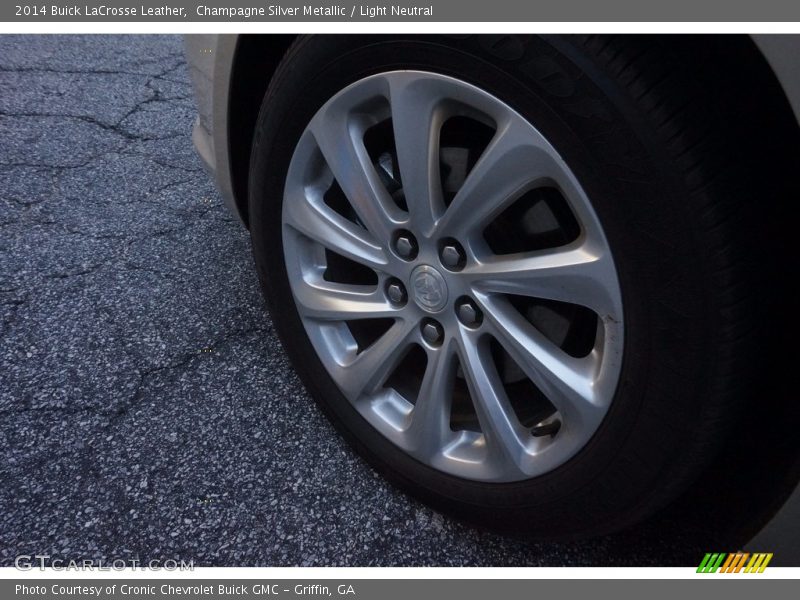 Champagne Silver Metallic / Light Neutral 2014 Buick LaCrosse Leather