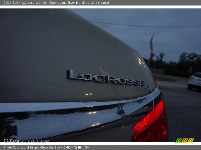 Champagne Silver Metallic / Light Neutral 2014 Buick LaCrosse Leather