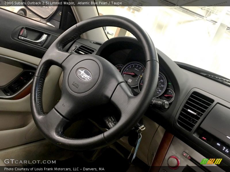 Atlantic Blue Pearl / Taupe 2006 Subaru Outback 2.5i Limited Wagon