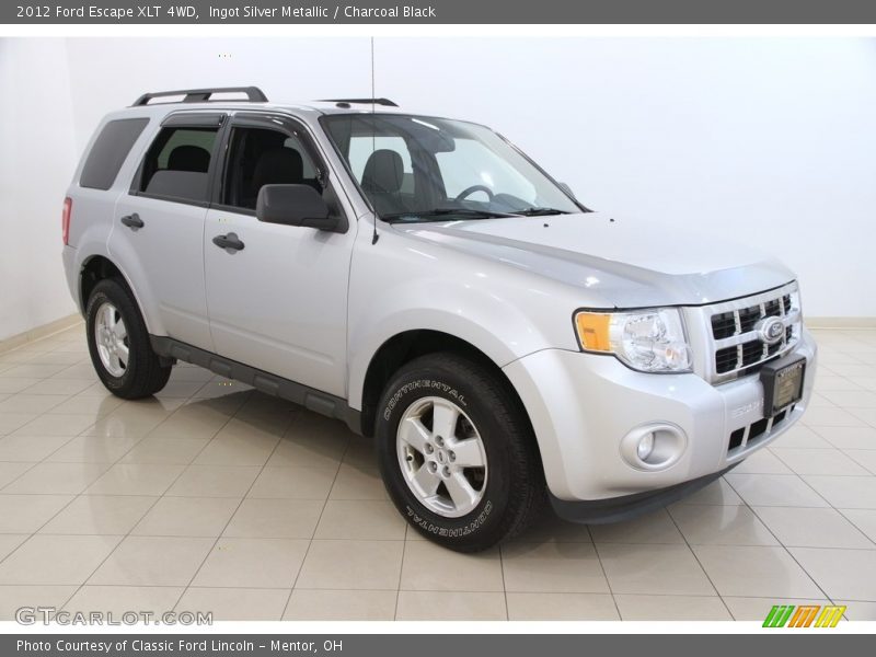 Ingot Silver Metallic / Charcoal Black 2012 Ford Escape XLT 4WD