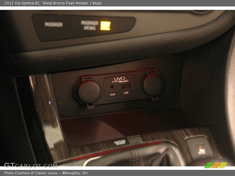 Metal Bronze Pearl Metallic / Beige 2013 Kia Optima EX