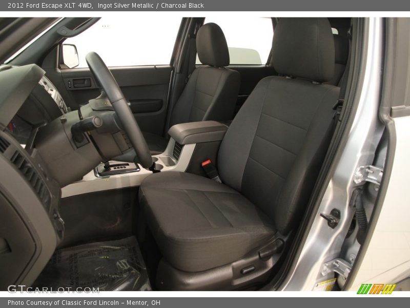 Ingot Silver Metallic / Charcoal Black 2012 Ford Escape XLT 4WD