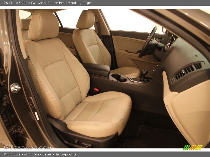 Metal Bronze Pearl Metallic / Beige 2013 Kia Optima EX