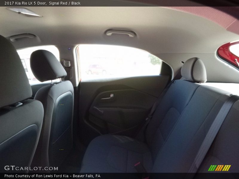 Signal Red / Black 2017 Kia Rio LX 5 Door