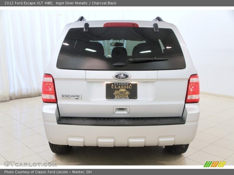 Ingot Silver Metallic / Charcoal Black 2012 Ford Escape XLT 4WD