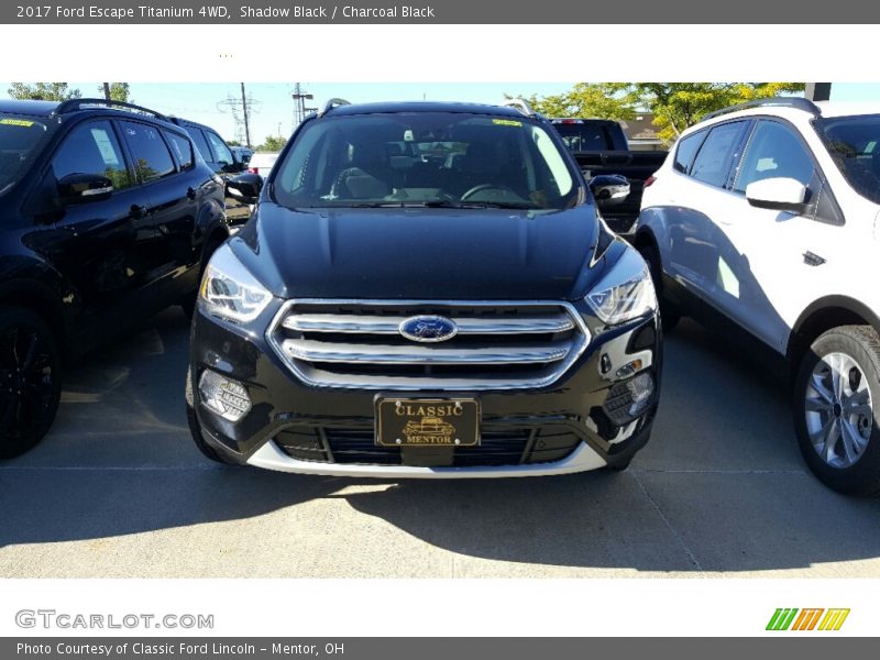 Shadow Black / Charcoal Black 2017 Ford Escape Titanium 4WD