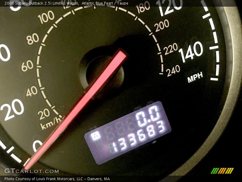 Atlantic Blue Pearl / Taupe 2006 Subaru Outback 2.5i Limited Wagon