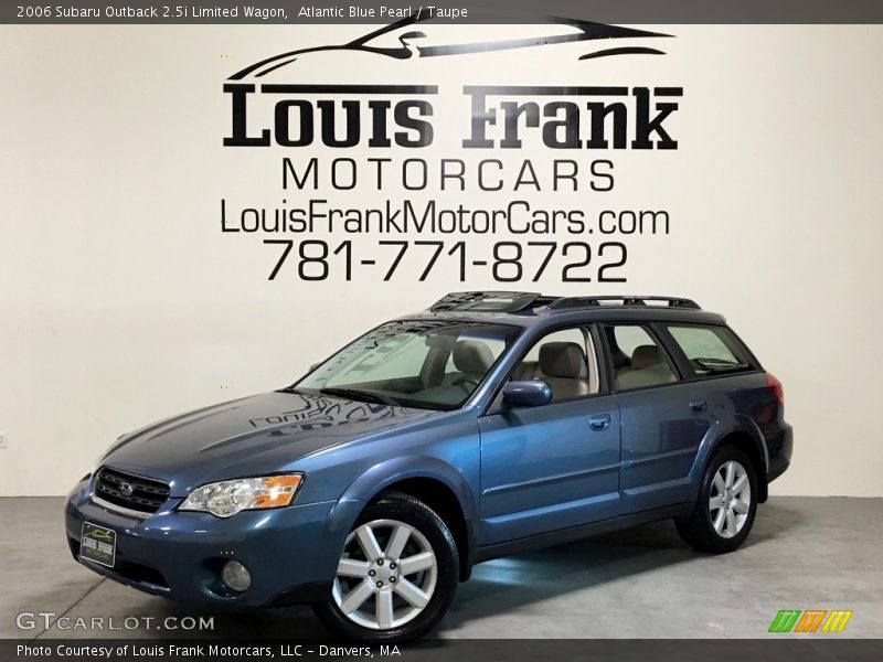 Atlantic Blue Pearl / Taupe 2006 Subaru Outback 2.5i Limited Wagon