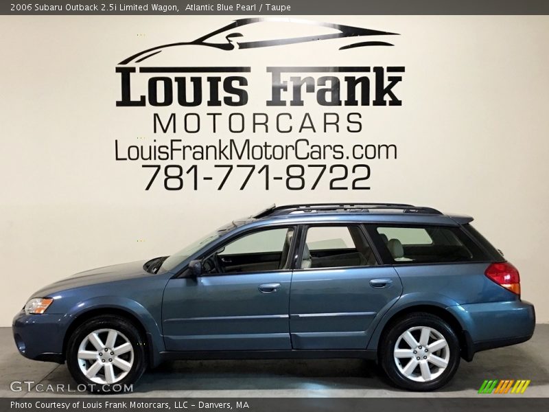 Atlantic Blue Pearl / Taupe 2006 Subaru Outback 2.5i Limited Wagon
