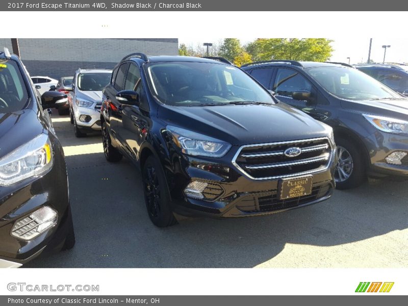 Shadow Black / Charcoal Black 2017 Ford Escape Titanium 4WD