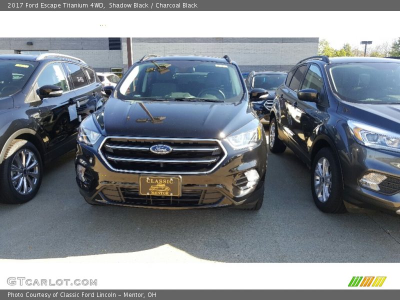 Shadow Black / Charcoal Black 2017 Ford Escape Titanium 4WD