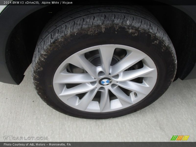 Alpine White / Mojave 2014 BMW X3 xDrive28i