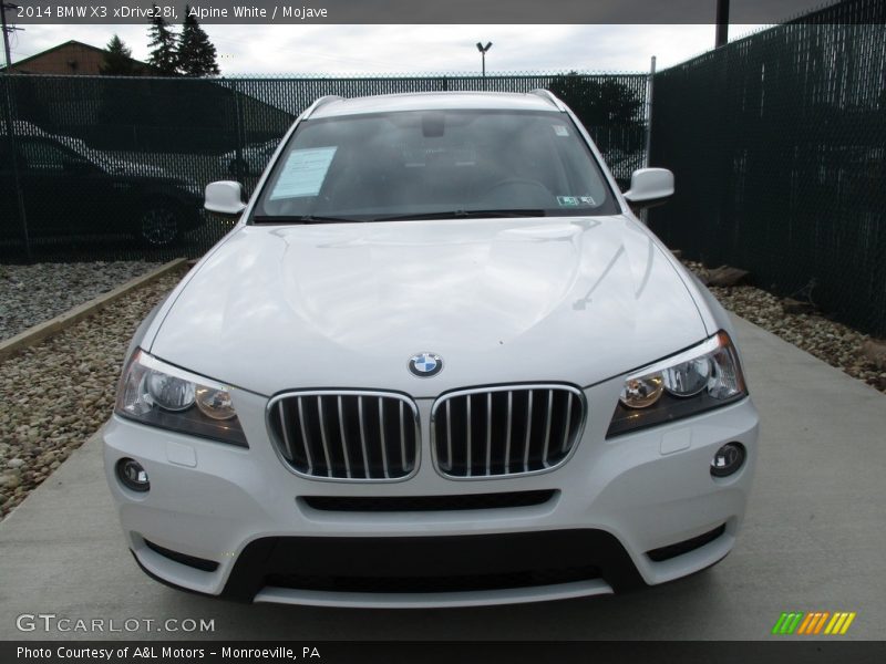 Alpine White / Mojave 2014 BMW X3 xDrive28i