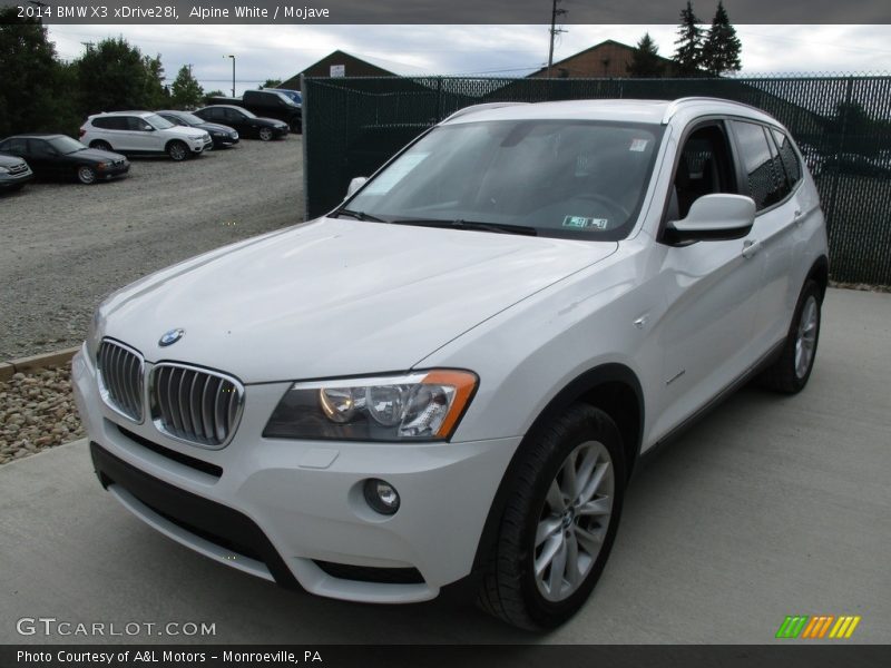 Alpine White / Mojave 2014 BMW X3 xDrive28i