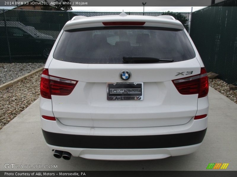 Alpine White / Mojave 2014 BMW X3 xDrive28i