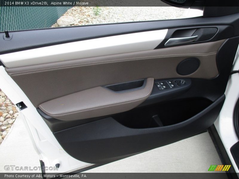 Alpine White / Mojave 2014 BMW X3 xDrive28i