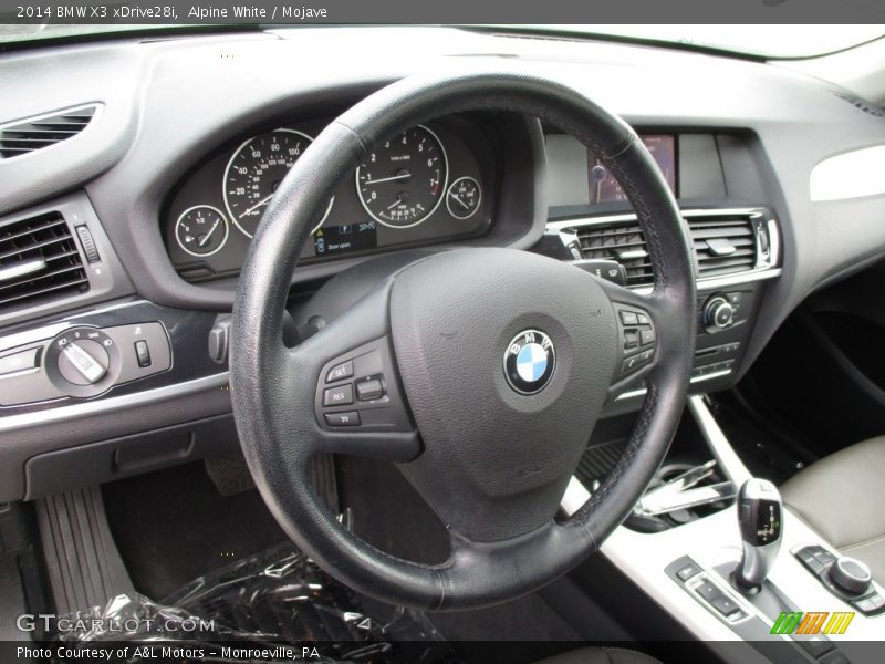 Alpine White / Mojave 2014 BMW X3 xDrive28i