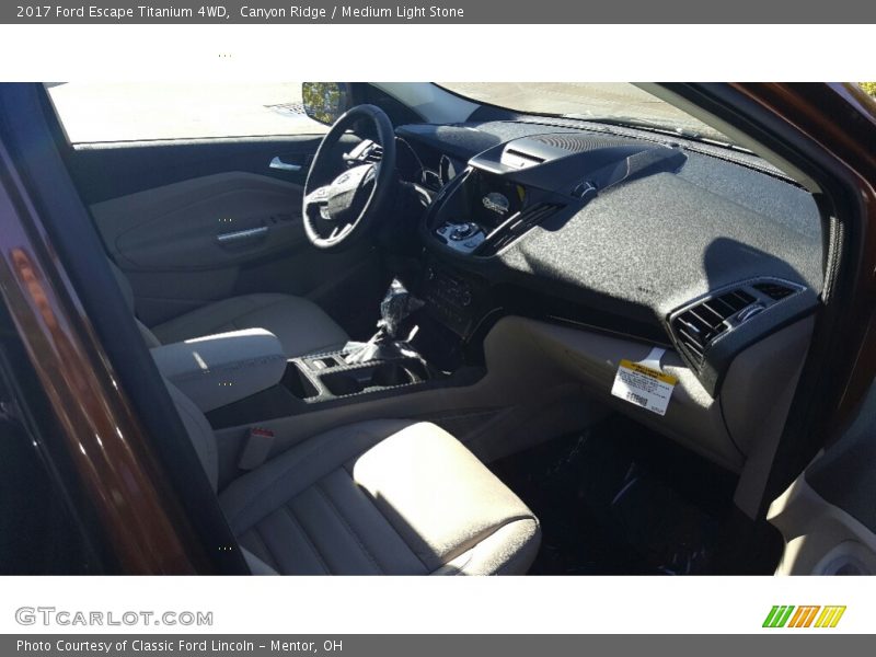 Canyon Ridge / Medium Light Stone 2017 Ford Escape Titanium 4WD
