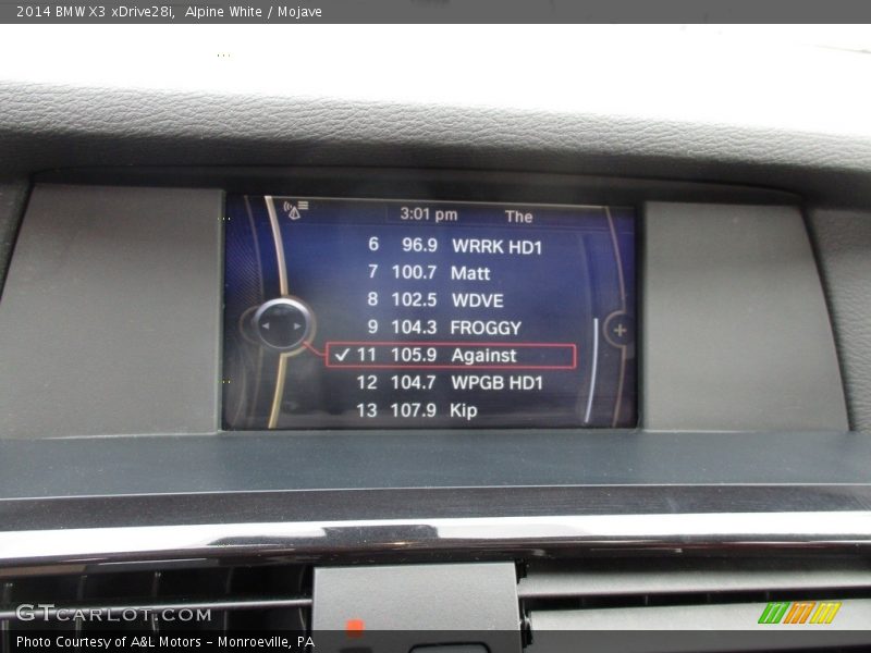 Alpine White / Mojave 2014 BMW X3 xDrive28i