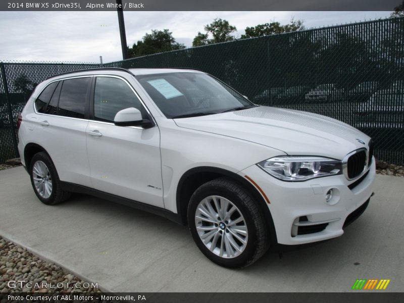 Alpine White / Black 2014 BMW X5 xDrive35i