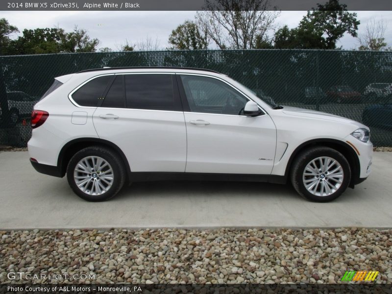 Alpine White / Black 2014 BMW X5 xDrive35i