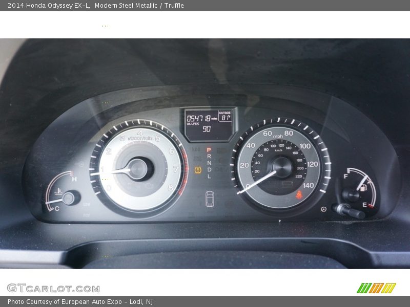 Modern Steel Metallic / Truffle 2014 Honda Odyssey EX-L