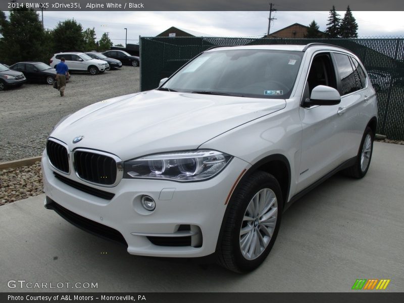 Alpine White / Black 2014 BMW X5 xDrive35i