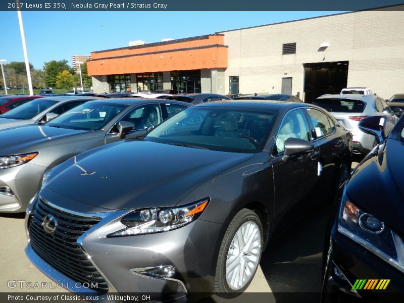 Nebula Gray Pearl / Stratus Gray 2017 Lexus ES 350